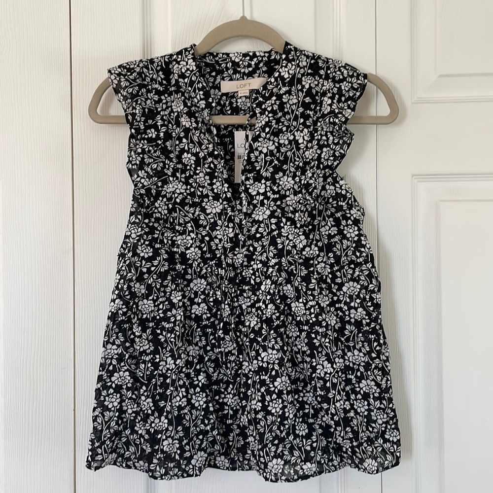 Loft Floral Blouse XS